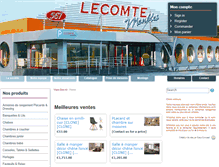 Tablet Screenshot of meubleslecomte.be
